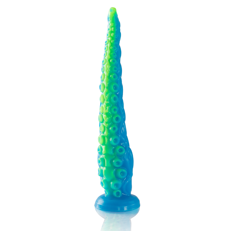 Imagen que nos facilita EPIC de su producto erótico EPIC - SCYLLA DILDO TENTÁCULO FINO FLUORESCENTE TAMAÑO GRANDE para nuestra categoría "JUGUETES BIENESTAR |Dildos sin Vibración".