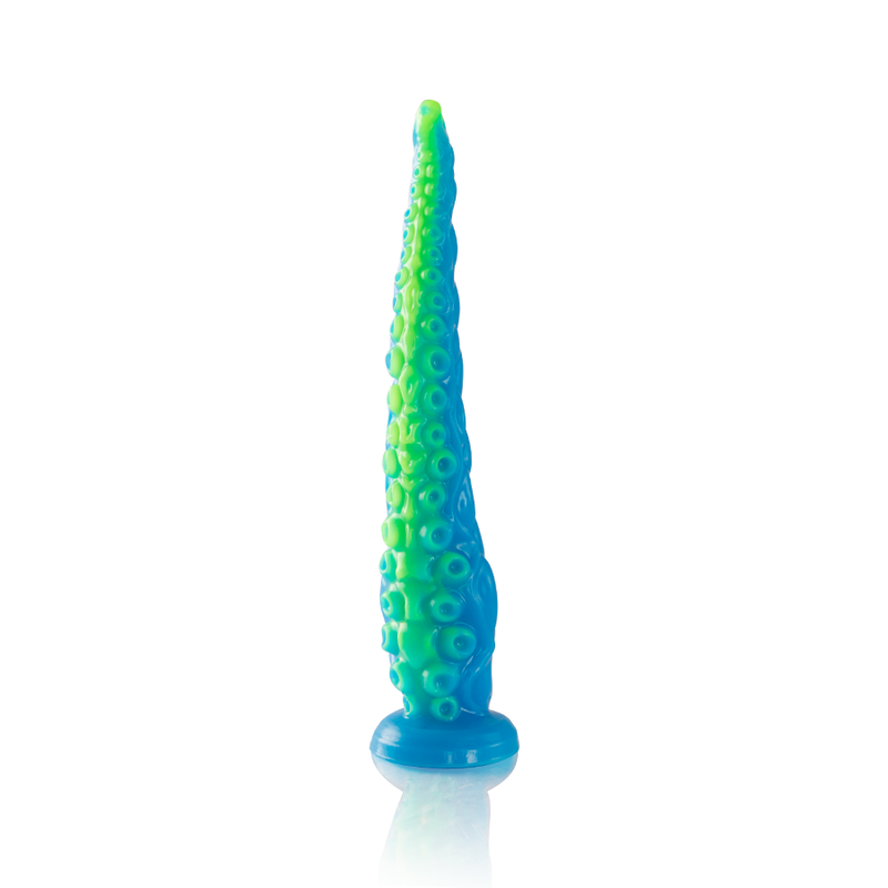 Imagen que nos facilita EPIC de su producto erótico EPIC - SCYLLA DILDO TENTÁCULO FINO FLUORESCENTE TAMAÑO PEQUEÑO para nuestra categoría "JUGUETES BIENESTAR |Dildos sin Vibración".