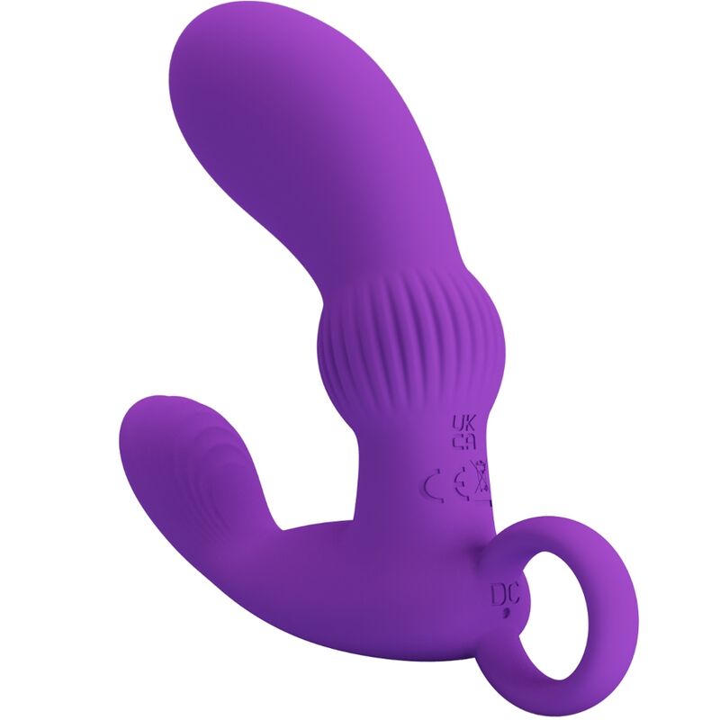 Imagen que nos facilita PRETTY LOVE de su producto erótico PRETTY LOVE - CAYLA MASAJEADOR VIBRADOR ANAL LILA para nuestra categoría "JUGUETES BIENESTAR |Vibradores|Vibradores control remoto".