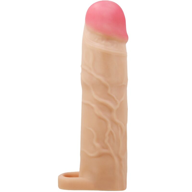 Imagen que nos facilita PRETTY LOVE MALE de su producto erótico PRETTY LOVE - GERD FUNDA DE PENE EXTENSORA NATURAL para nuestra categoría "JUGUETES BIENESTAR |Juguetes para Hombres|Accesorios para el pene|Fundas Pene con Extensión".