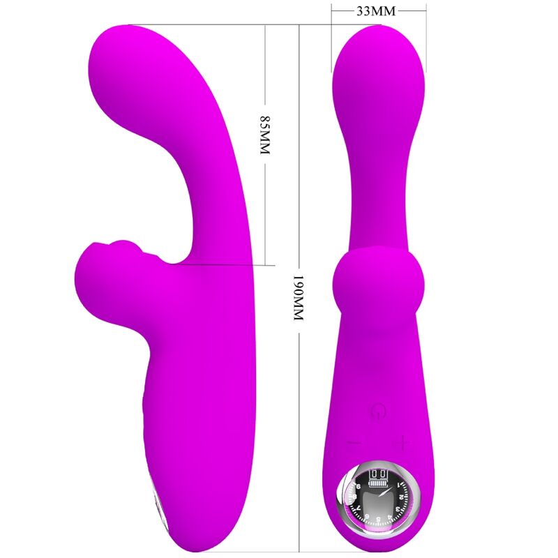 Imagen que nos facilita PRETTY LOVE FLIRTATION de su producto erótico PRETTY LOVE - SKYLAR VIBRADOR ESTIMULADOR PÚRPURA para nuestra categoría "JUGUETES BIENESTAR |Vibradores|Vibradores Rabbit".