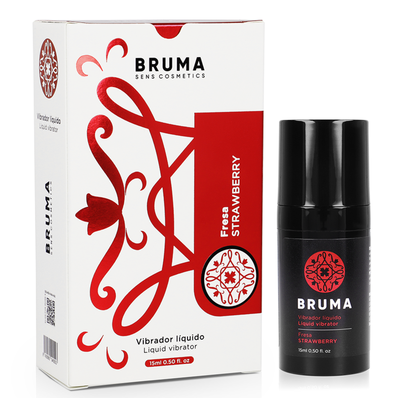 Imagen que nos facilita BRUMA de su producto erótico BRUMA - VIBRADOR LÍQUIDO FRESA para nuestra categoría "DROGUERÍA |Estimulantes para Ellas|Vibrador Líquido".