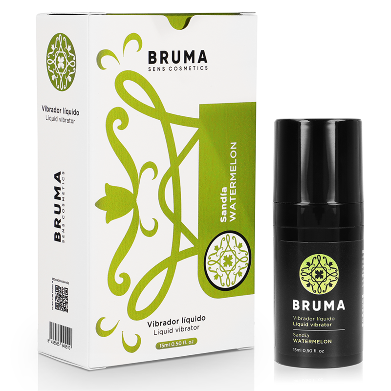 Imagen que nos facilita BRUMA de su producto erótico BRUMA - VIBRADOR LÍQUIDO  SANDÍA para nuestra categoría "DROGUERÍA |Estimulantes para Ellas|Vibrador Líquido".