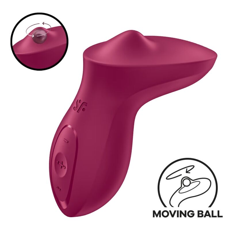 Imagen que nos facilita SATISFYER VIBRATOR de su producto erótico SATISFYER - EXCITERRR VIBRADOR LAY-ON CLÍTORIS FUCSIA para nuestra categoría "JUGUETES BIENESTAR |Vibradores|Vibradores Lay-on Clítoris".