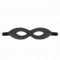 Imagen que nos facilita KINK MASKED ALLURE de su producto erótico KINK - ANTIFAZ PARA OJOS CON MINI REMACHES MODELO 2 20.5 x 5.5 CM para nuestra categoría "BDSM & BONDAGE |Bondage|Antifaces".