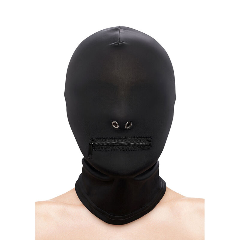 Imagen que nos facilita NS NOVELTIES de su producto erótico NS NOVELTIES - FETISH & FASHION PASAMONTAÑAS COMPLETO CON CREMALLERA NYLON NEGRO para nuestra categoría "MODA & LENCERÍA|Lencería Mujer|Accesorios|Máscaras".