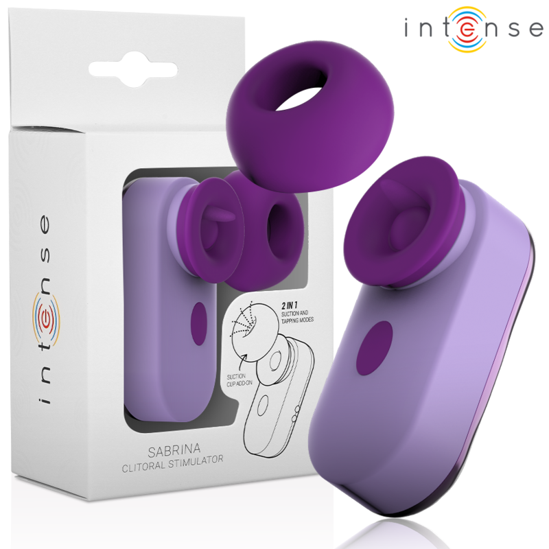 Imagen que nos facilita INTENSE FUN de su producto erótico INTENSE - SABRINA TRAVEL SET ESTIMULADOR DE CLÍTORIS VIOLETA para nuestra categoría "JUGUETES BIENESTAR |Juguetes para Mujeres|Estimuladores|Para Clítoris".