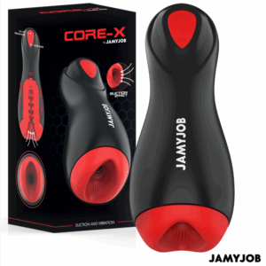 Imagen que nos facilita JAMYJOB de su producto erótico JAMYJOB - CORE-X MASTURBADOR AUTOMTICO 5 MODOS ONDAS ESTIMULADORAS Y VIBRACIÓN para nuestra categoría "JUGUETES BIENESTAR |Juguetes para Hombres|Masturbador Automatico".