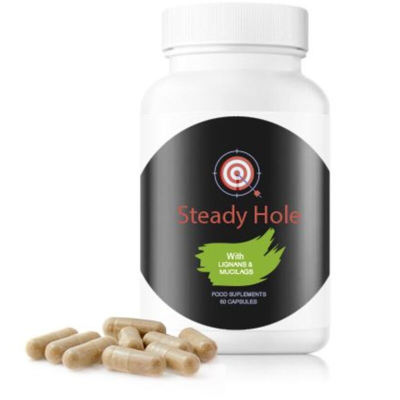 Imagen que nos facilita 500COSMETICS de su producto erótico SteadyHole – Complemento alimenticio para el bienestar digestivo para nuestra categoría "DROGUERÍA |Complementos Alimenticios|Cápsulas Unisex".