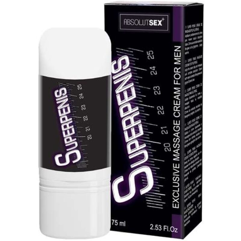Imagen que nos facilita RUF de su producto erótico RUF - SUPERPENIS CREMA PARA EL PENE 75 ML para nuestra categoría "DROGUERÍA |Para Masajes|Cremas de masaje".