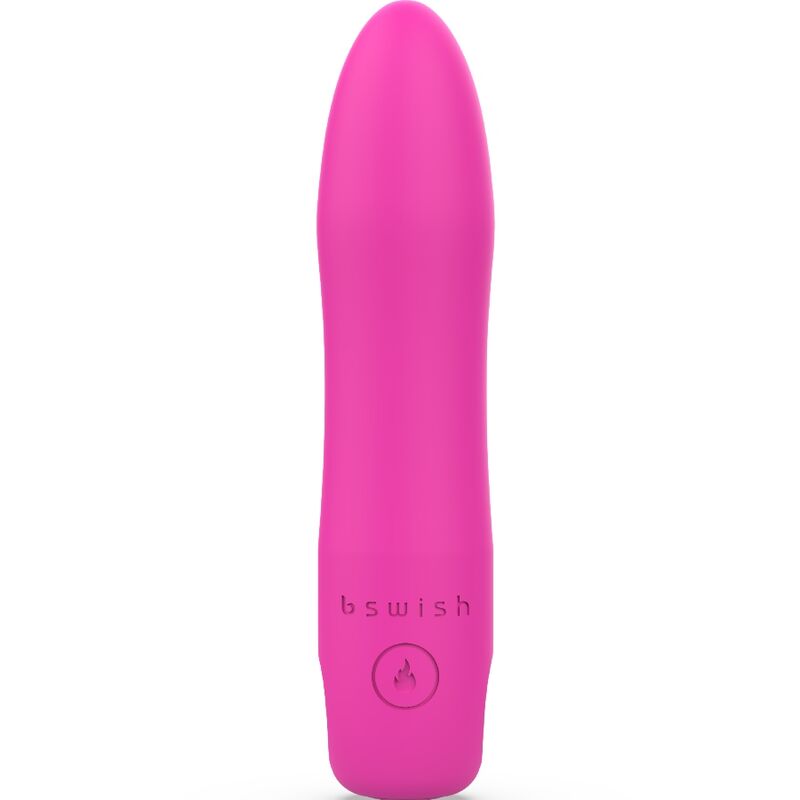 Imagen que nos facilita B SWISH de su producto erótico B SWISH - BCUTE INFINITE HEAT CLASSIC VIBRADOR CALENTABLE ROSA para nuestra categoría "JUGUETES BIENESTAR |Juguetes para Mujeres|Estimuladores|Balas vibradoras".
