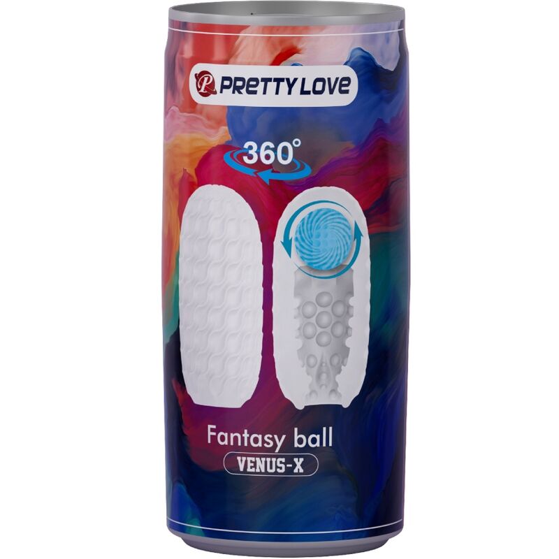 Imagen que nos facilita PRETTY LOVE de su producto erótico PRETTY LOVE - VENUS X MASTURBADOR MASCULINO BLANCO para nuestra categoría "JUGUETES BIENESTAR |Juguetes para Hombres|Masturbadores varios".