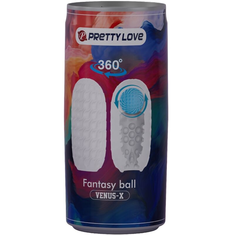 Imagen que nos facilita PRETTY LOVE de su producto erótico PRETTY LOVE - VENUS X MASTURBADOR MASCULINO MODELO 2 BLANCO para nuestra categoría "JUGUETES BIENESTAR |Juguetes para Hombres|Masturbadores varios".