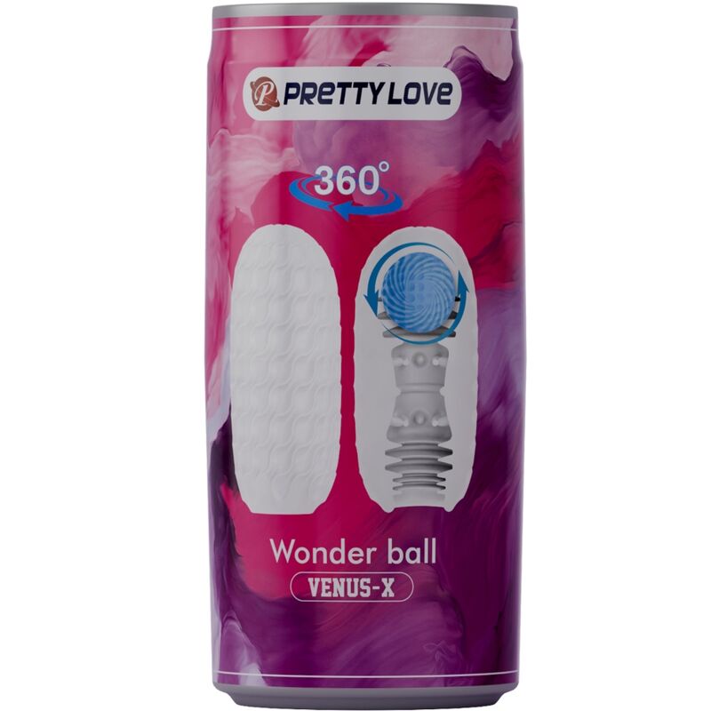Imagen que nos facilita PRETTY LOVE de su producto erótico PRETTY LOVE - VENUS X MASTURBADOR MASCULINO MODELO 3 BLANCO para nuestra categoría "JUGUETES BIENESTAR |Juguetes para Hombres|Masturbadores varios".