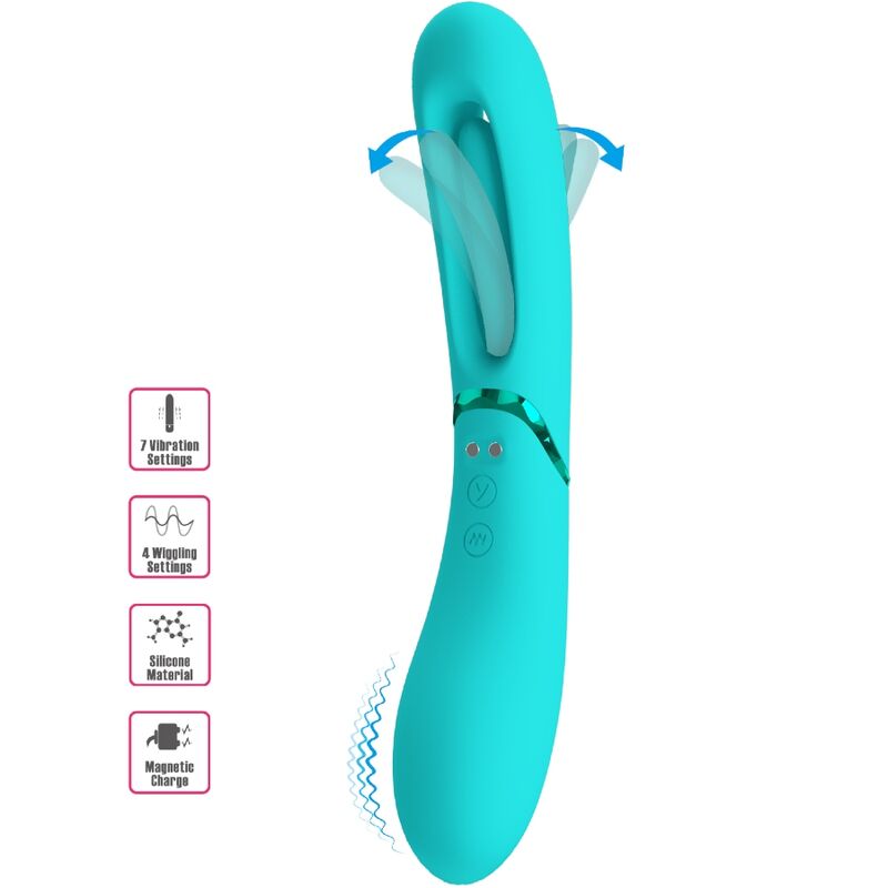 Imagen que nos facilita ROMANCE de su producto erótico ROMANCE - LEXIE VIBRADOR PUNTO G 7 VIBRACIONES AZUL para nuestra categoría "JUGUETES BIENESTAR |Vibradores|Vibradores Punto G".