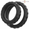 Imagen que nos facilita INTENSE COUPLES TOYS de su producto erótico INTENSE - DEWEY ANILLO DOBLE PARA PENE SILICONA NEGRO MODELO 2 para nuestra categoría "JUGUETES BIENESTAR |Juguetes para Hombres|Accesorios para el pene|Anillos Pene|Anillos sin vibración".