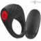 Imagen que nos facilita INTENSE COUPLES TOYS de su producto erótico INTENSE - CLOVER ANILLO VIBRADOR PENE 10 VIBRACIONES NEGRO para nuestra categoría "JUGUETES BIENESTAR |Juguetes para Hombres|Accesorios para el pene|Anillos Pene|Anillos con Vibración".