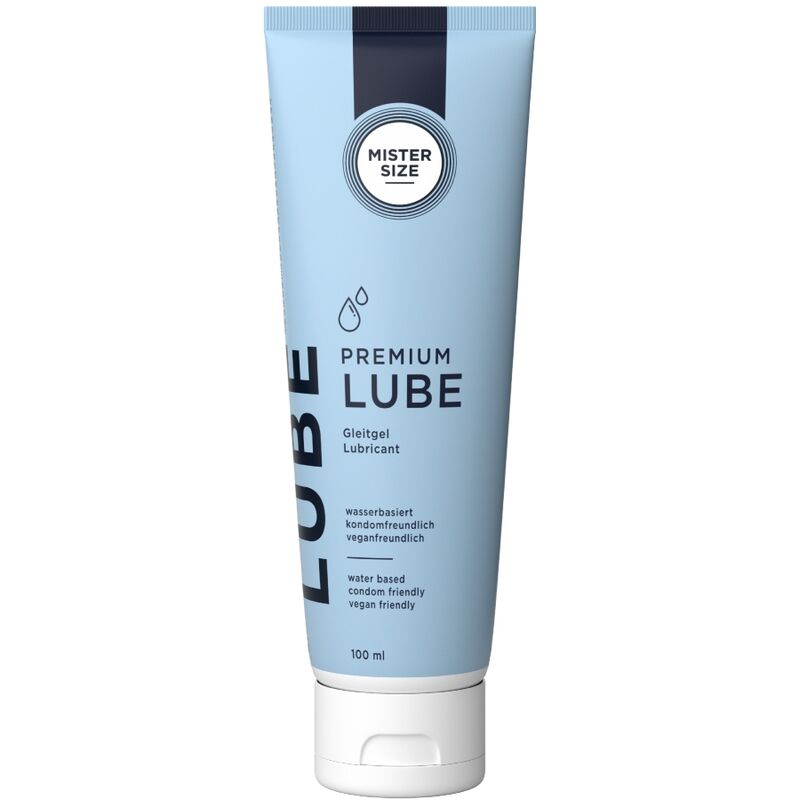 Imagen que nos facilita MISTER SIZE de su producto erótico MISTER SIZE - LUBRICANTE PREMIUM 100 ML para nuestra categoría "DROGUERÍA |Lubricantes|Base Agua".