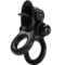 Imagen que nos facilita PRETTY LOVE de su producto erótico PRETTY LOVE - PASSIONATE RING DOBLE ANILLO VIBRADOR + ESTIMULADOR CLÍTORIS NEGRO para nuestra categoría "JUGUETES BIENESTAR |Juguetes para Hombres|Accesorios para el pene|Anillos Pene|Anillos con Vibración".