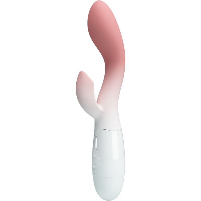 Imagen que nos facilita PRETTY LOVE de su producto erótico PRETTY LOVE - BRIGHTY VIBRADOR PUNTO G + ESTIMULADOR CLÍTORIS 30 VIBRACIONES ROSA para nuestra categoría "JUGUETES BIENESTAR |Vibradores|Vibradores Rabbit".