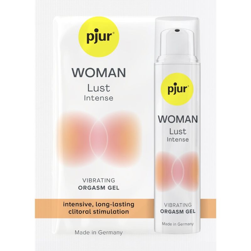 Imagen que nos facilita PJUR de su producto erótico PJUR - WOMAN LUST INTENSE MONODOSIS GEL VIBRADOR PARA ORGASMO 1.5 ML para nuestra categoría "DROGUERÍA |Lubricantes|Monodosis".