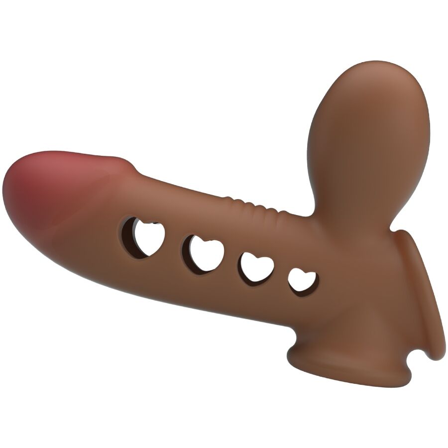 Imagen que nos facilita PRETTY LOVE de su producto erótico PRETTY LOVE - TYRONN FUNDA PARA PENE CON AIRBAG para nuestra categoría "JUGUETES BIENESTAR |Juguetes para Hombres|Masturbadores varios".