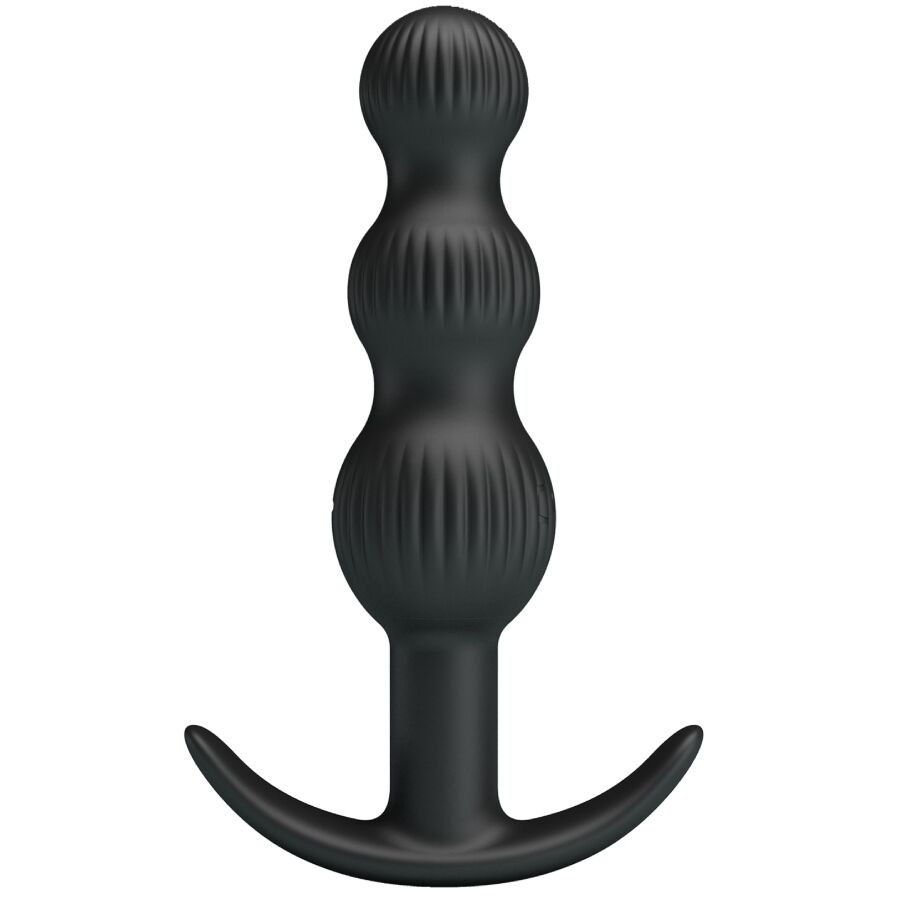 Imagen que nos facilita PRETTY LOVE de su producto erótico PRETTY LOVE - SIDNEY VIBRADOR ANAL 10 VIBRACIONES NEGRO para nuestra categoría "JUGUETES BIENESTAR |Vibradores|Vibradores Clasicos anales o vaginales".