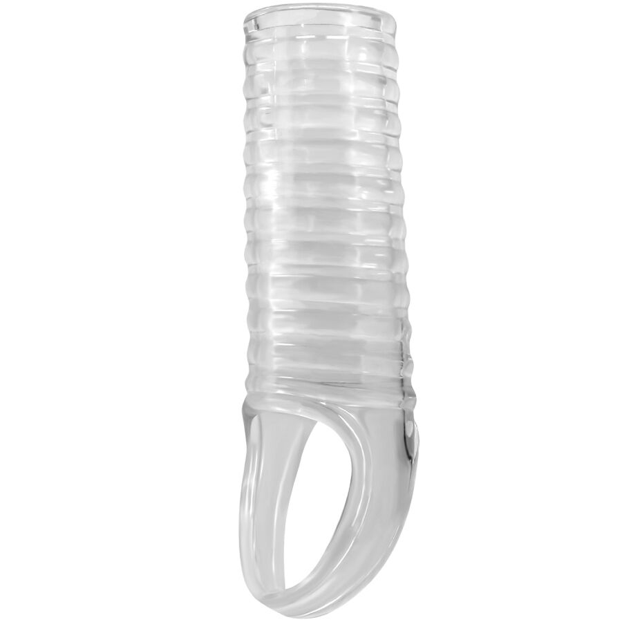 Imagen que nos facilita PRETTY LOVE de su producto erótico PRETTY LOVE - HARTMAN FUNDA PARA PENE TRANSPARENTE para nuestra categoría "JUGUETES BIENESTAR |Juguetes para Hombres|Accesorios para el pene|Fundas Pene sin extensión".