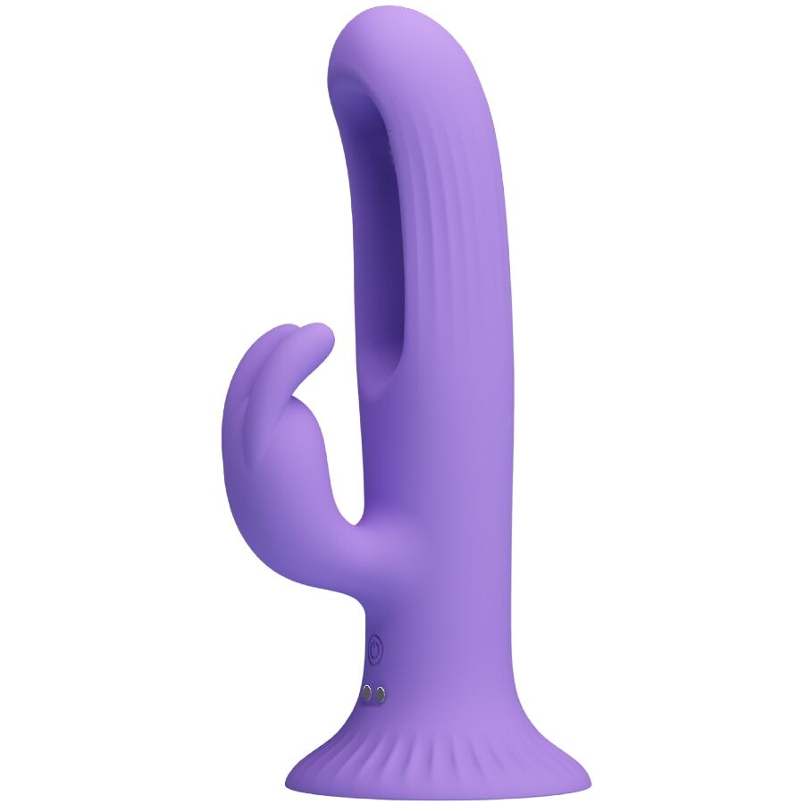 Imagen que nos facilita PRETTY LOVE de su producto erótico PRETTY LOVE - KILLMOULIS VIBRADOR RABBIT 12 MODOS DE VIBRACIÓN MORADO para nuestra categoría "JUGUETES BIENESTAR |Vibradores|Vibradores Rabbit".