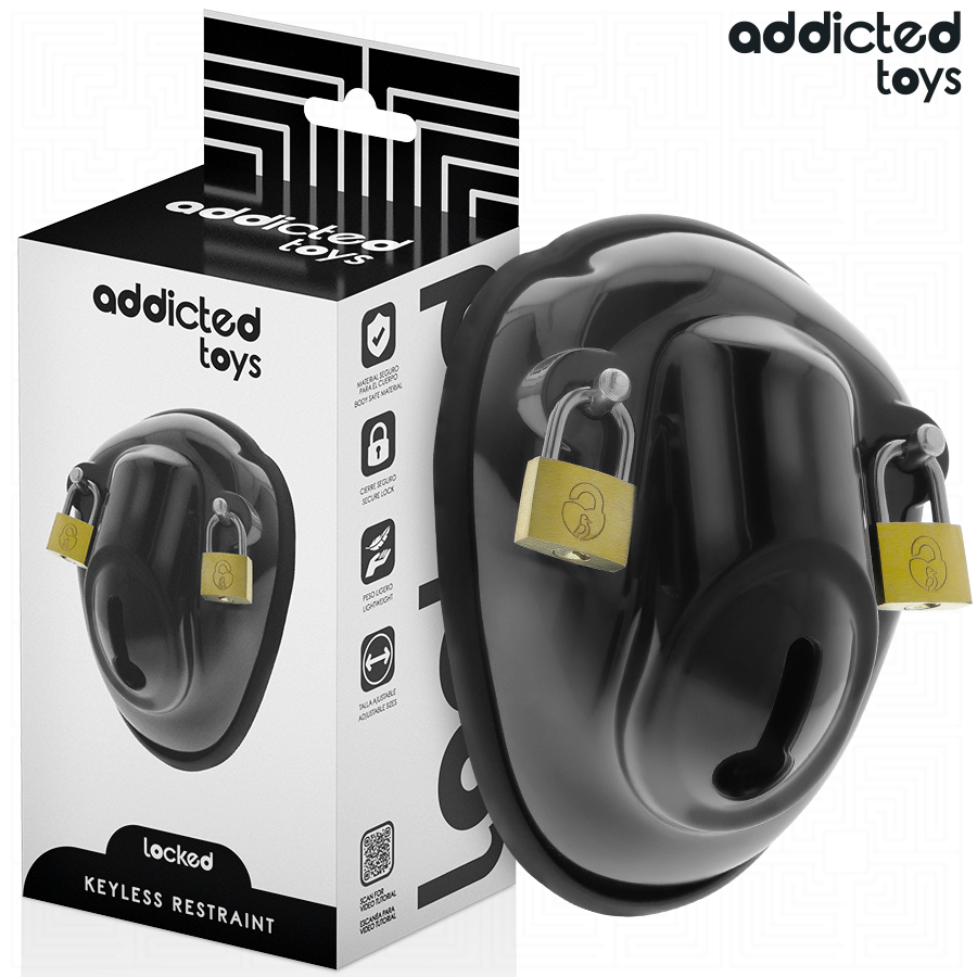 Imagen que nos facilita ADDICTED TOYS LOCKED de su producto erótico ADDICTED TOYS LOCKED - KEYLESS RESTRAINT JAULA PARA PENE 11