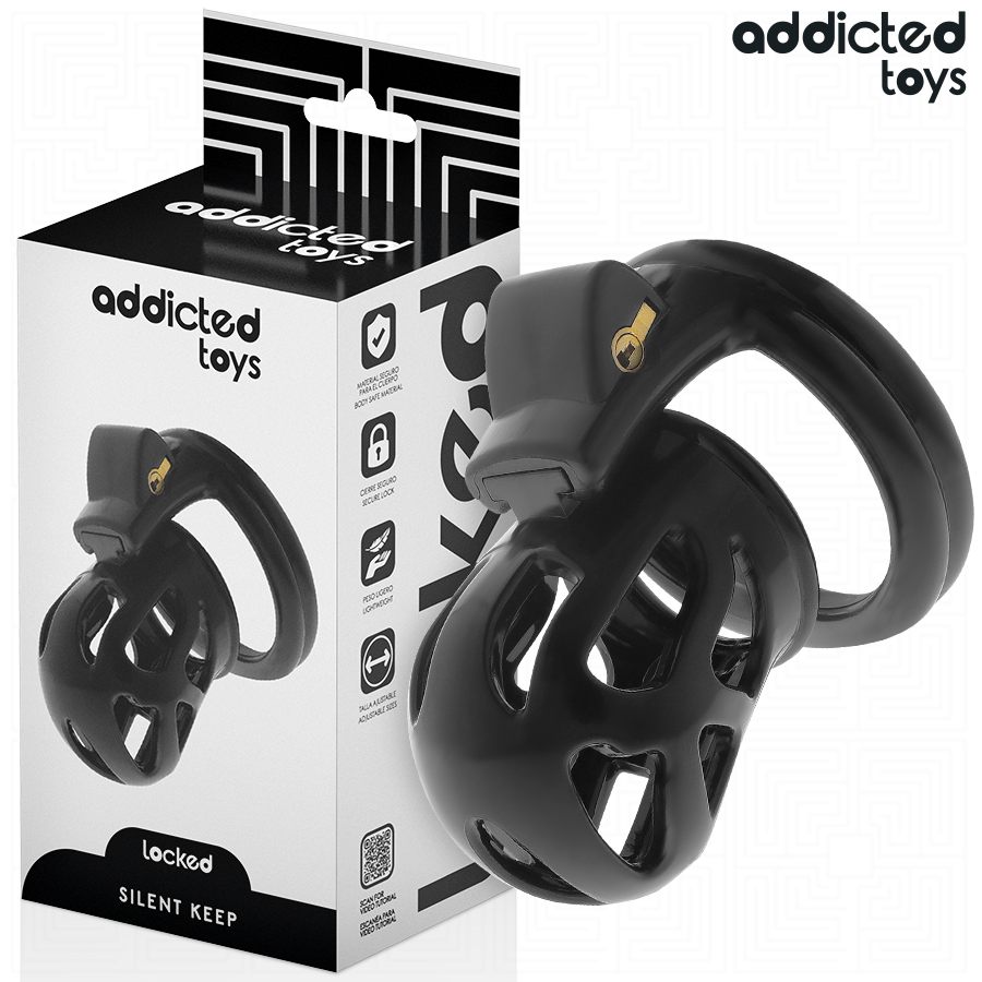 Imagen que nos facilita ADDICTED TOYS LOCKED de su producto erótico ADDICTED TOYS LOCKED - SILENT KEEP JAULA PARA PENE 7