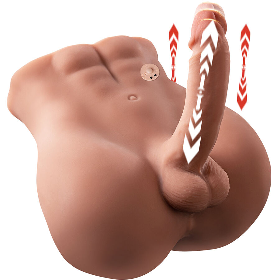 Imagen que nos facilita XISE de su producto erótico XISE - BERTLETT DILDO ASS MASTURBADOR DILDO Y ANO REALÍSTICO POSICIÓN FRONTAL CON THRUSTING 18 CM para nuestra categoría "JUGUETES BIENESTAR |Vibradores|Vibradores Realisticos".