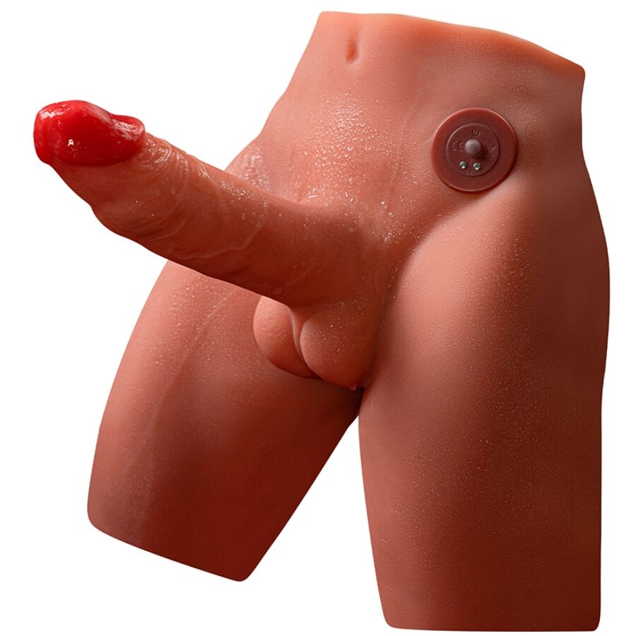 Imagen que nos facilita XISE de su producto erótico XISE - JASON MASTURBADOR DILDO REALÍSTICO CON THRUSTING Y VIBRACIÓN 17 CM para nuestra categoría "JUGUETES BIENESTAR |Vibradores|Vibradores Realisticos".