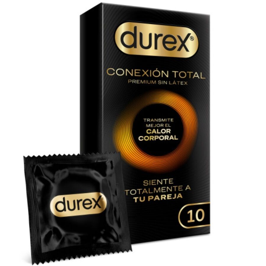 Imagen que nos facilita DUREX CONDOMS de su producto erótico DUREX - CONEXIÓN TOTAL ULTRA FINO PLUS SIN LÁTEX 10 UNIDADES para nuestra categoría "PRESERVATIVOS |Todos los tamaños de cajas|Cajas de 4 a 24".