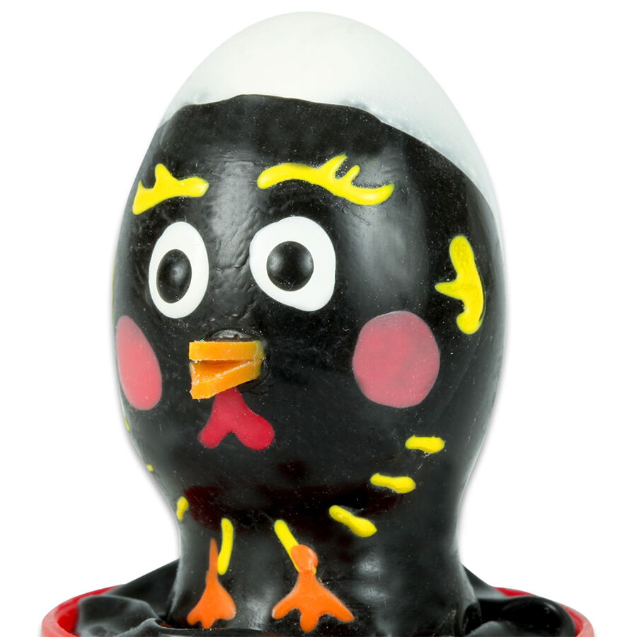 Imagen que nos facilita CONDOMERIE de su producto erótico CONDOMERIE - PRESERVATIVO DECORATIVO PINTADO A MANO POLLO NEGRO para nuestra categoría "PRESERVATIVOS |Preservativos Divertidos".