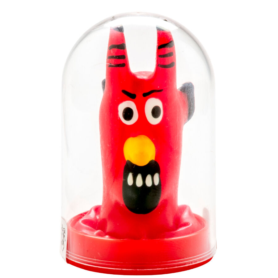 Imagen que nos facilita CONDOMERIE de su producto erótico CONDOMERIE - PRESERVATIVO DECORATIVO PINTADO A MANO DIABLO ROJO para nuestra categoría "PRESERVATIVOS |Preservativos Divertidos".