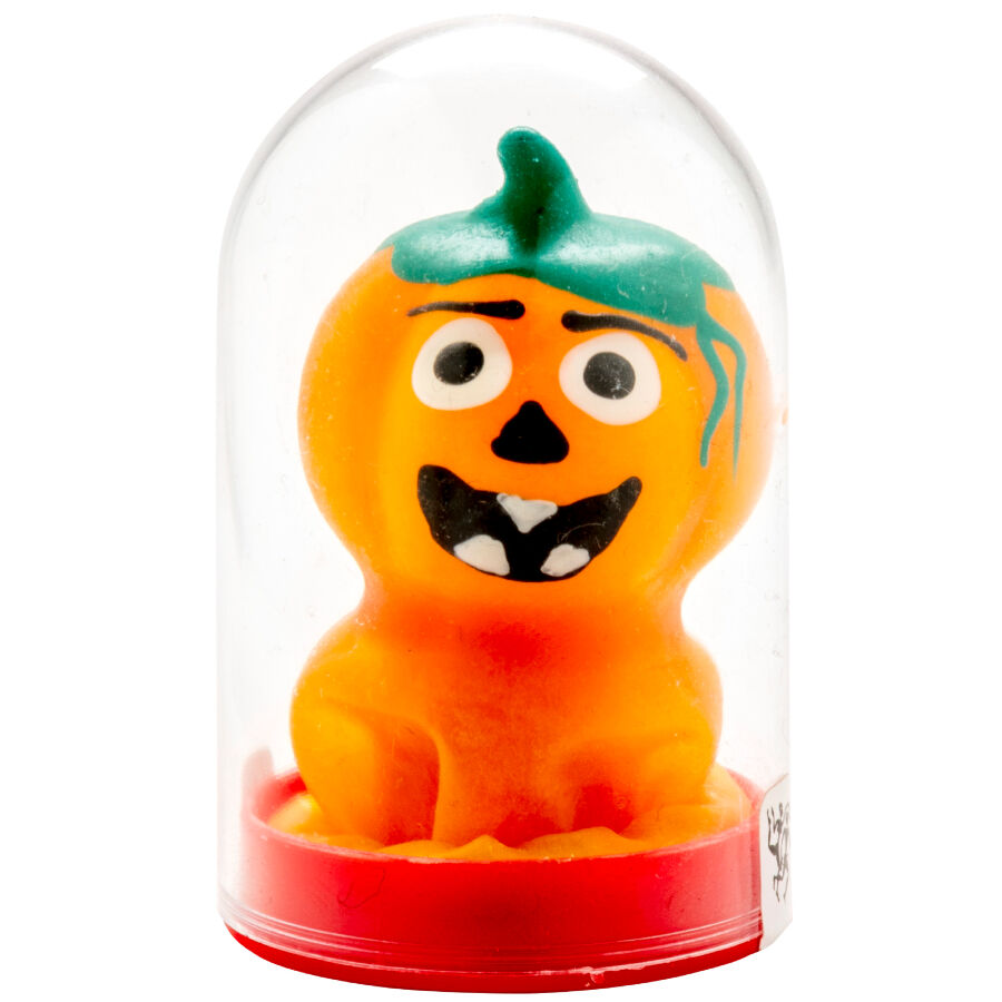 Imagen que nos facilita CONDOMERIE de su producto erótico CONDOMERIE - PRESERVATIVO DECORATIVO PINTADO A MANO CALABAZA para nuestra categoría "PRESERVATIVOS |Preservativos Divertidos".