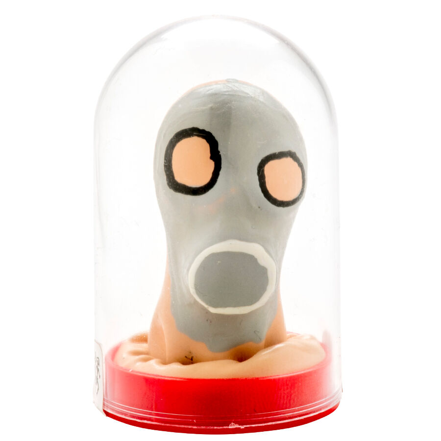 Imagen que nos facilita CONDOMERIE de su producto erótico CONDOMERIE - PRESERVATIVO DECORATIVO PINTADO A MANO CARETA ANTIGS para nuestra categoría "PRESERVATIVOS |Preservativos Divertidos".
