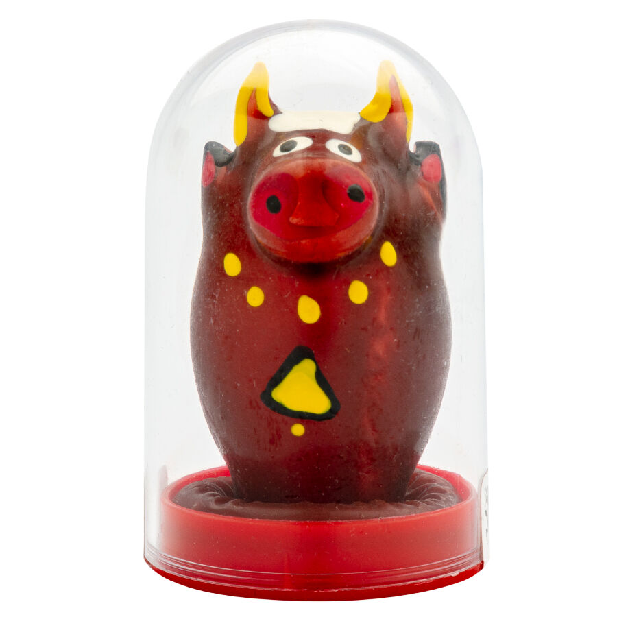 Imagen que nos facilita CONDOMERIE de su producto erótico CONDOMERIE - PRESERVATIVO DECORATIVO PINTADO A MANO TORO MODELO 1 para nuestra categoría "PRESERVATIVOS |Preservativos Divertidos".