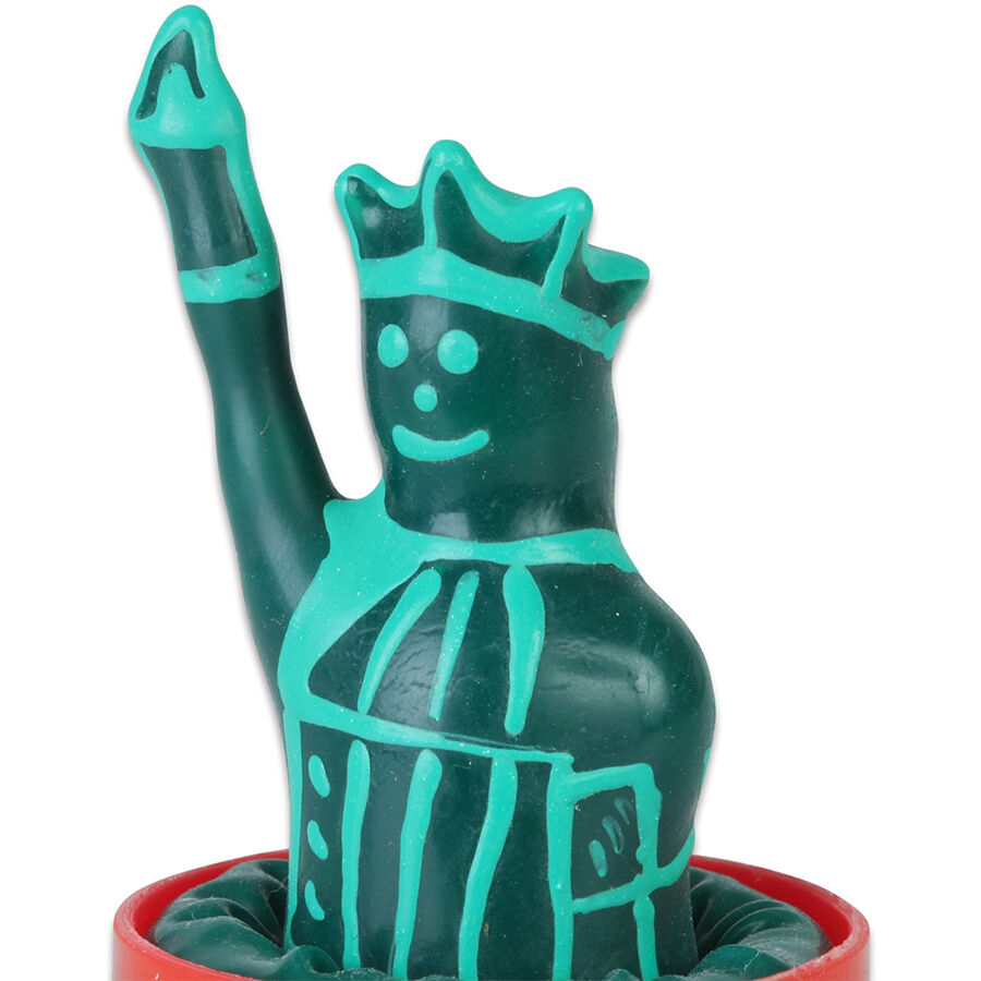 Imagen que nos facilita CONDOMERIE de su producto erótico CONDOMERIE - PRESERVATIVO DECORATIVO PINTADO A MANO ESTATUA DE LA LIBERTAD MODELO 1 para nuestra categoría "PRESERVATIVOS |Preservativos Divertidos".