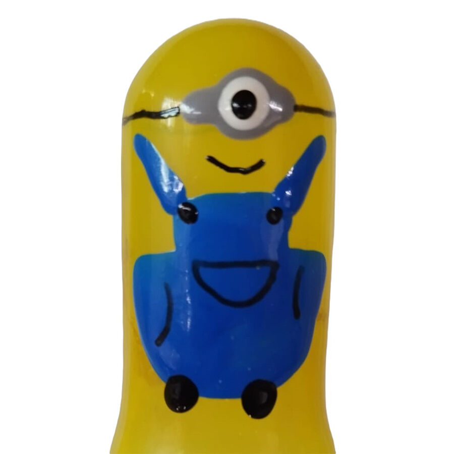 Imagen que nos facilita CONDOMERIE de su producto erótico CONDOMERIE - PRESERVATIVO DECORATIVO PINTADO A MANO CÍCLOPE para nuestra categoría "PRESERVATIVOS |Preservativos Divertidos".