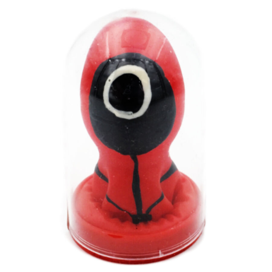 Imagen que nos facilita CONDOMERIE de su producto erótico CONDOMERIE - PRESERVATIVO DECORATIVO PINTADO A MANO CÍRCULO para nuestra categoría "PRESERVATIVOS |Preservativos Divertidos".