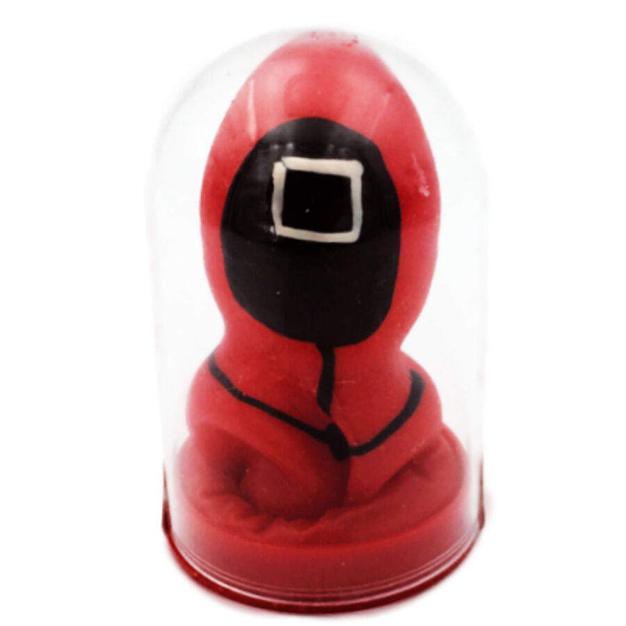 Imagen que nos facilita CONDOMERIE de su producto erótico CONDOMERIE - PRESERVATIVO DECORATIVO PINTADO A MANO CUADRADO para nuestra categoría "PRESERVATIVOS |Preservativos Divertidos".