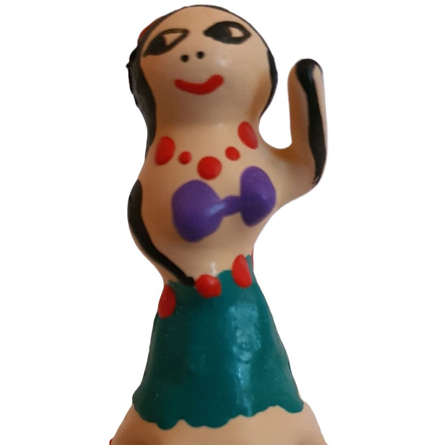 Imagen que nos facilita CONDOMERIE de su producto erótico CONDOMERIE - PRESERVATIVO DECORATIVO PINTADO A MANO CHICA HULA para nuestra categoría "PRESERVATIVOS |Preservativos Divertidos".