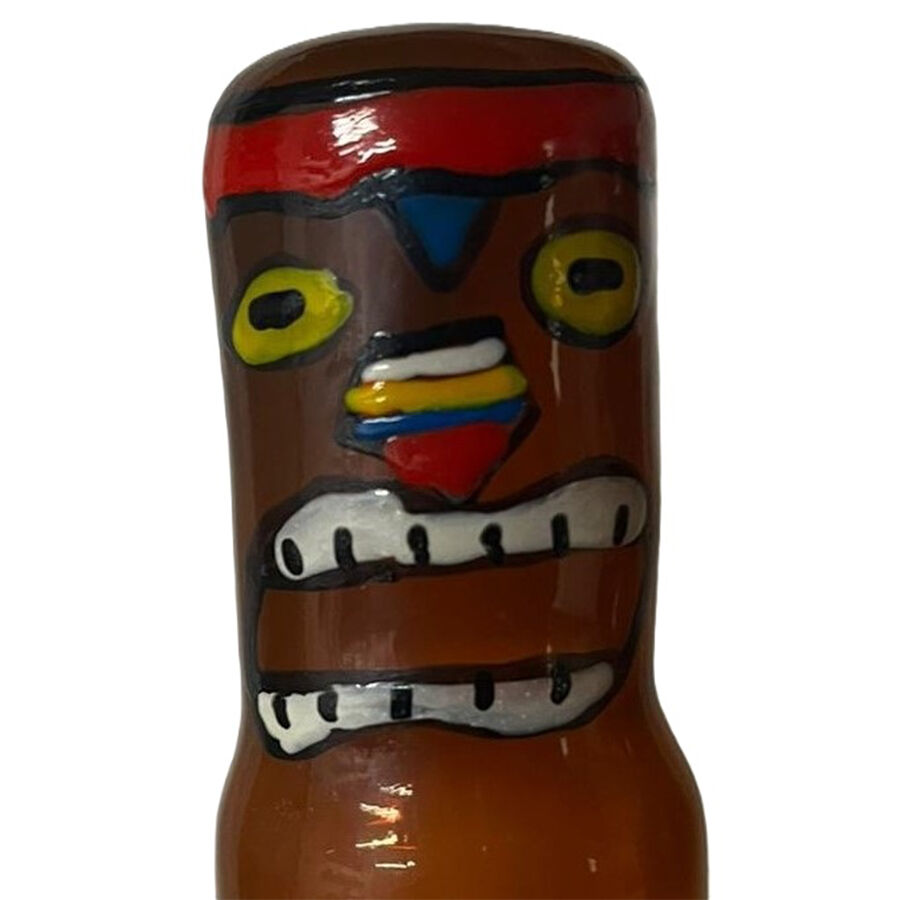 Imagen que nos facilita CONDOMERIE de su producto erótico CONDOMERIE - PRESERVATIVO DECORATIVO PINTADO A MANO TOTEM TIKI-HAWAII-03 para nuestra categoría "PRESERVATIVOS |Preservativos Divertidos".