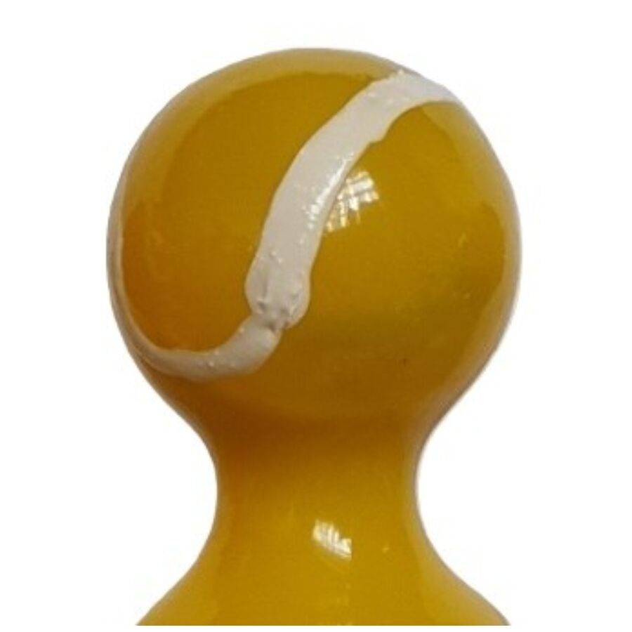 Imagen que nos facilita CONDOMERIE de su producto erótico CONDOMERIE - PRESERVATIVO DECORATIVO PINTADO A MANO PELOTA DE TENIS para nuestra categoría "PRESERVATIVOS |Preservativos Divertidos".
