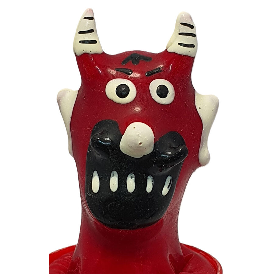 Imagen que nos facilita CONDOMERIE de su producto erótico CONDOMERIE - PRESERVATIVO DECORATIVO PINTADO A MANO BOCA DEL DIABLO MODELO 2 para nuestra categoría "PRESERVATIVOS |Preservativos Divertidos".