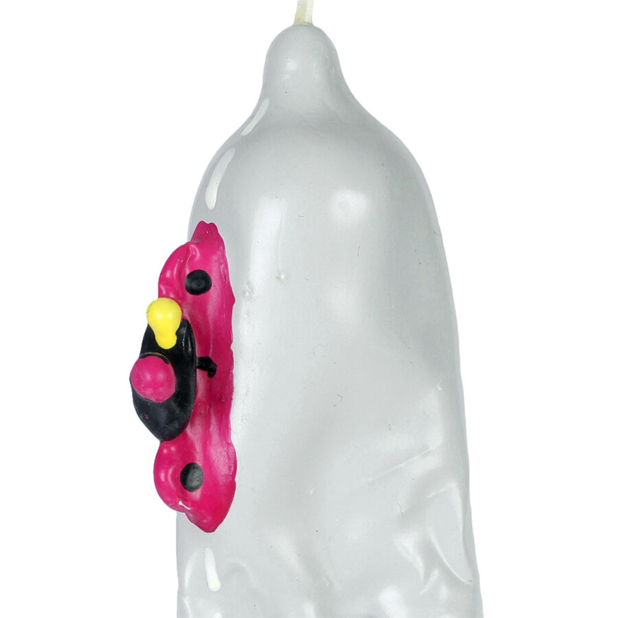 Imagen que nos facilita CONDOMERIE de su producto erótico CONDOMERIE - PRESERVATIVO DECORATIVO PINTADO A MANO MOTO XL para nuestra categoría "PRESERVATIVOS |Preservativos Divertidos".