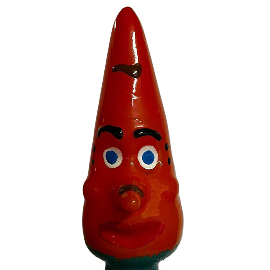 Imagen que nos facilita CONDOMERIE de su producto erótico CONDOMERIE - PRESERVATIVO DECORATIVO PINTADO A MANO ZANAHORIA XL para nuestra categoría "PRESERVATIVOS |Preservativos Divertidos".