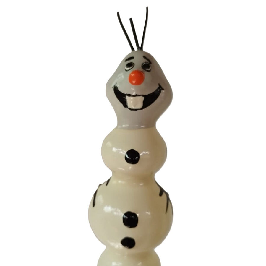 Imagen que nos facilita CONDOMERIE de su producto erótico CONDOMERIE - PRESERVATIVO DECORATIVO PINTADO A MANO LINDO MUÑECO DE NIEVE XL para nuestra categoría "PRESERVATIVOS |Preservativos Divertidos".